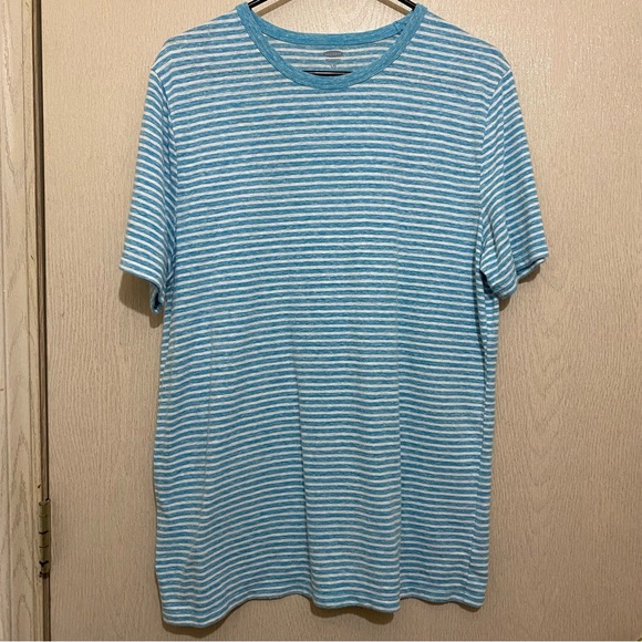 Old Navy Tops - ☀️ Striped Linen T Shirt - Old Navy Size L
